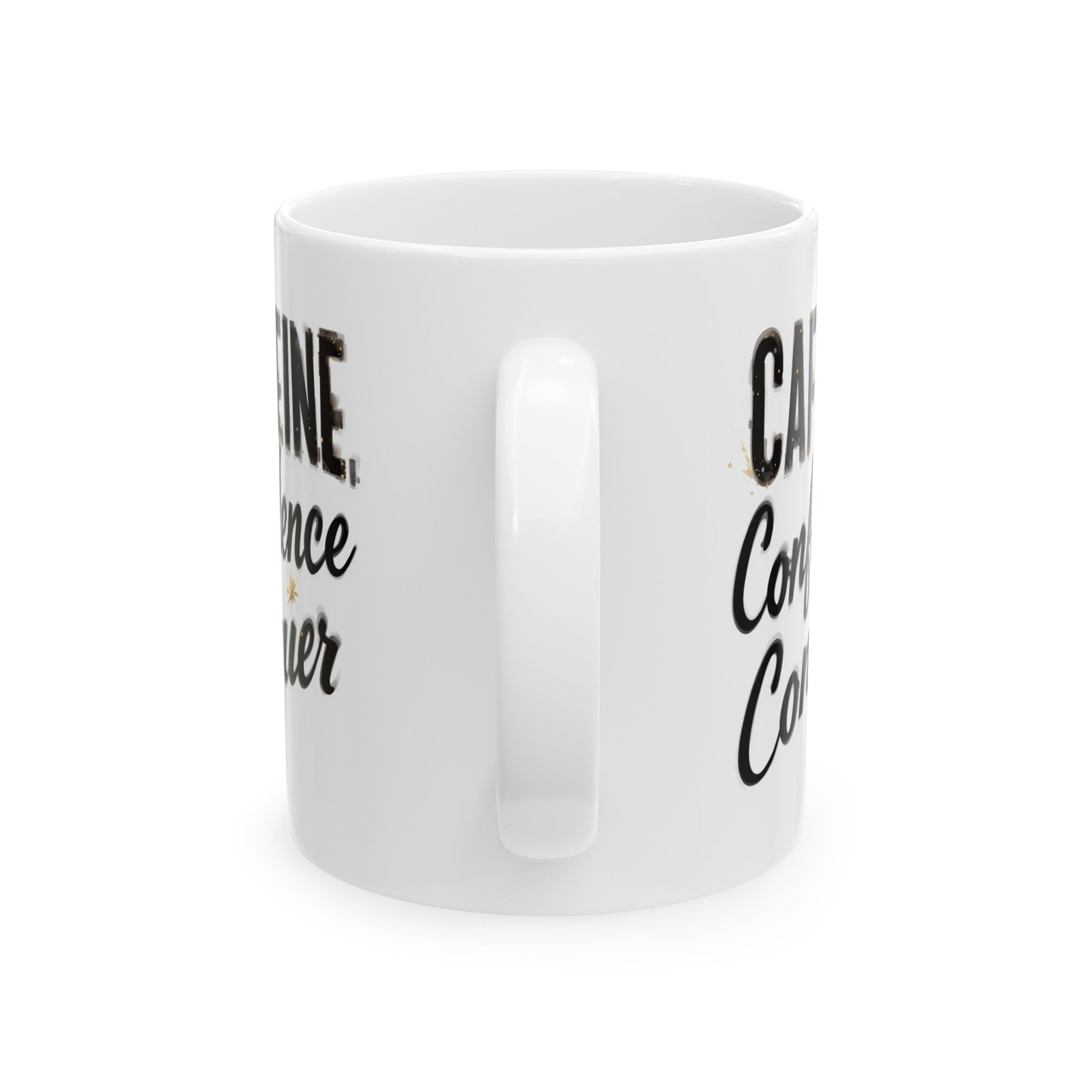 Caffeine Confidence Conquer | Motivational Coffee Mug for Women, Empowering Office Cup, Inspirational Gift Idea - Image 3