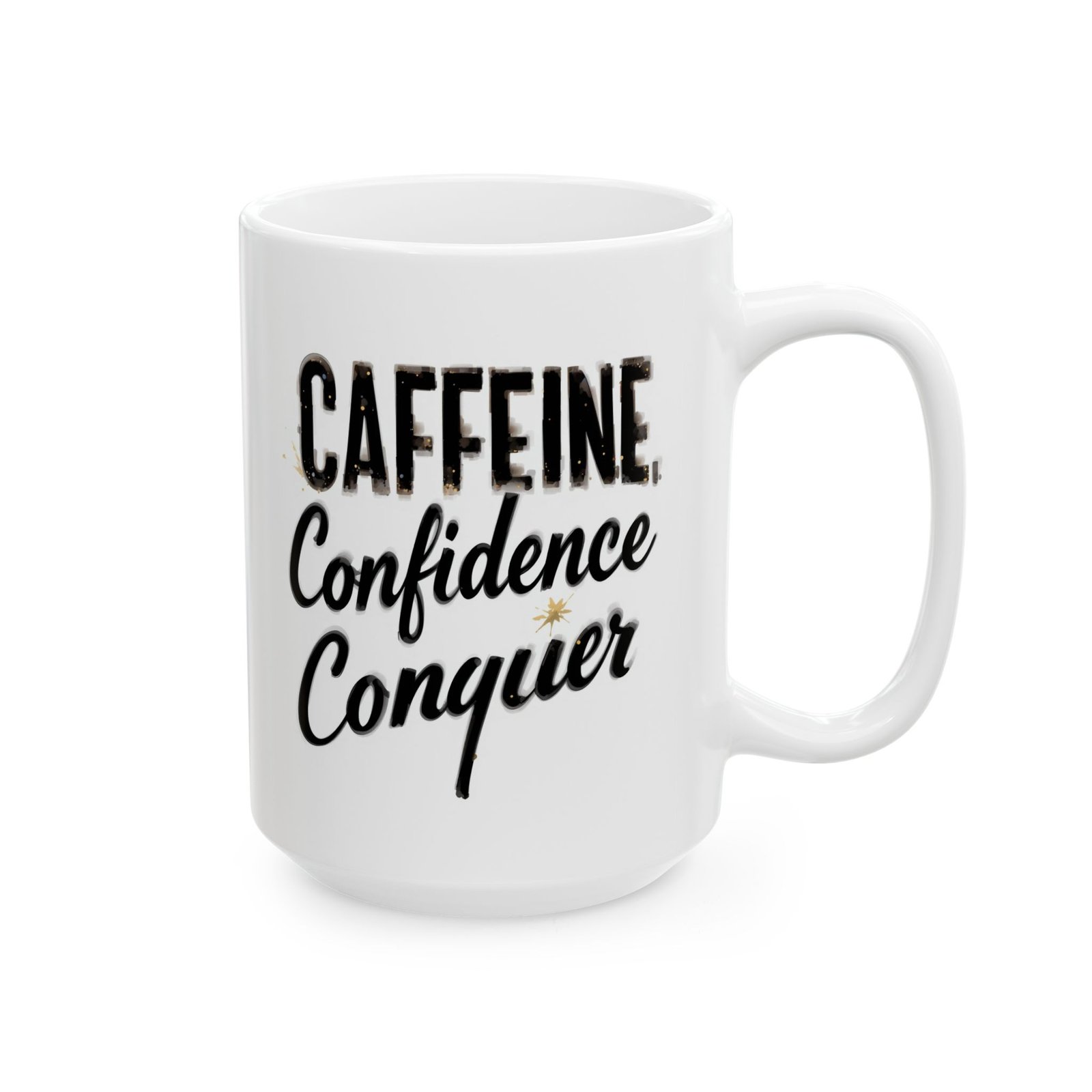 Caffeine Confidence Conquer | Motivational Coffee Mug for Women, Empowering Office Cup, Inspirational Gift Idea - Image 8